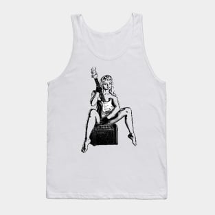 Guitar girl Tank Top